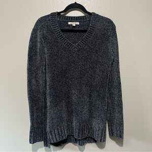 ORVIS- Ladies Chenille Sweater in Navy Blue Size S